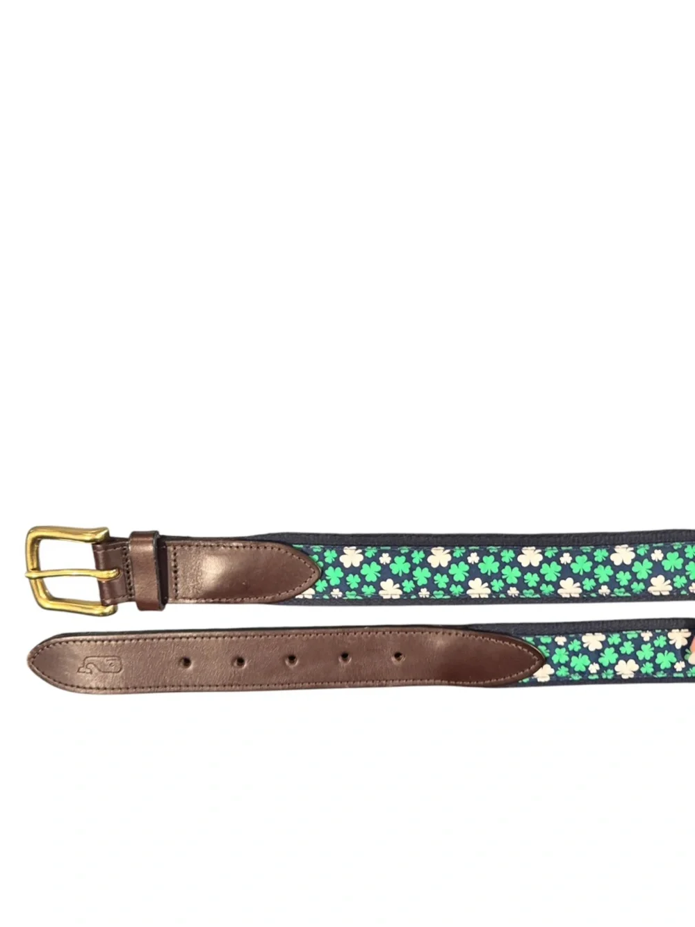 Vineyard Vines Shamrock Canvas Club Belt 34